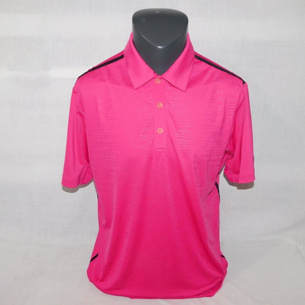 Nike Golf Tour Performance Dri Fit Mens M Pink Magenta Polo Shit